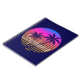 Retro zonsondergang Persoonlijk Notitieboek (Linkerzijde)