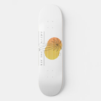 Retro Zonsondergang Surfplank Minimalistisch Zout  Persoonlijk Skateboard