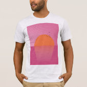 Retro Zonsondergang T-shirt (Voorkant)