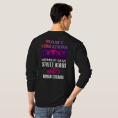 Retro Zonsondergang Trillingen T-shirt (Achterkant volledig)