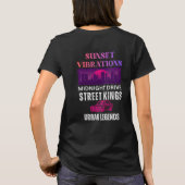 Retro Zonsondergang Trillingen T-shirt (Achterkant)