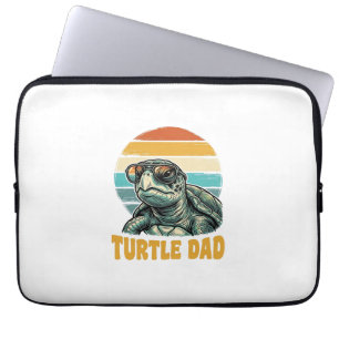 Retro Zonsondergang Vintage Gravure Vector D Schil Laptop Sleeve