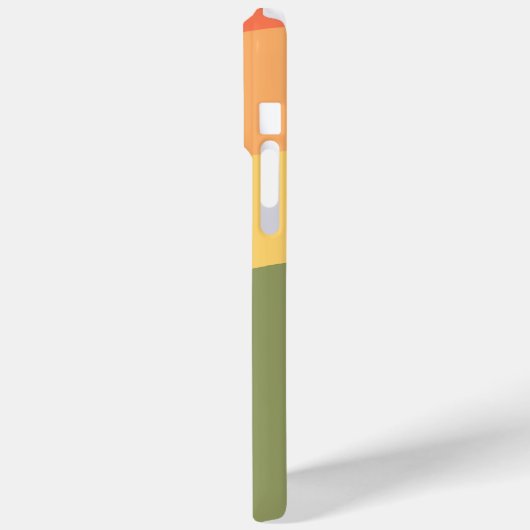 retro-zonsondergangscurves Case-Mate iPhone case (Achterkant / Links)