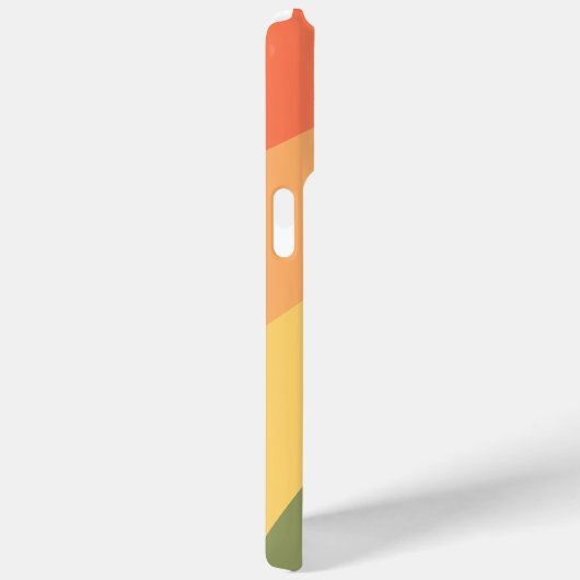 retro-zonsondergangscurves Case-Mate iPhone case (Achterkant / Rechts)