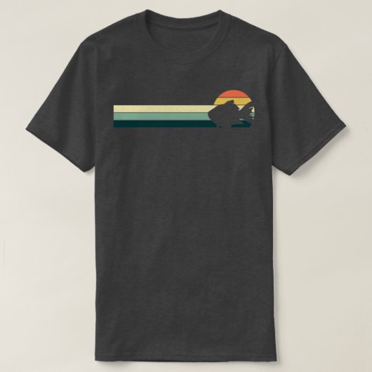 Retro zonsonderstel t-shirt (Design voorkant)
