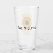 Retro zonsverduistering Totale verduistering 8 apr Glas (Achterkant)