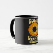 Retro zonsverduistering Totale verduistering 8 apr Mok (Voorkant links)