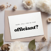 Retro Zult u onze officiant voorstelkaart zijn? Kaart