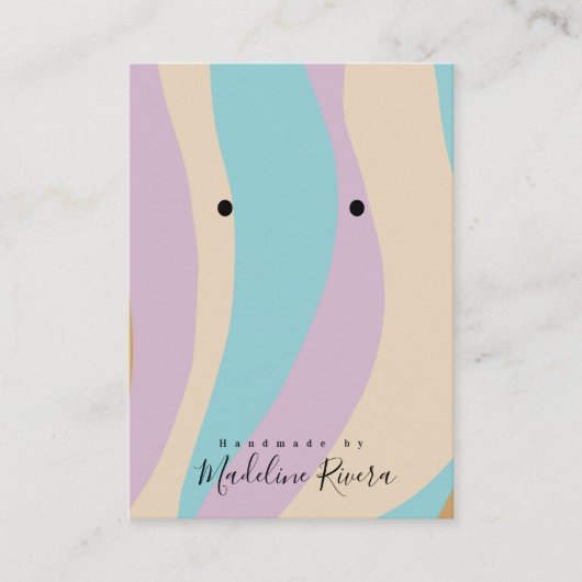 Retro zwaait Artisan die beeldschermen verdient Contactkaartje (Voorkant)