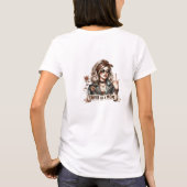 Retro zwaar als moeder t-shirt (Achterkant)