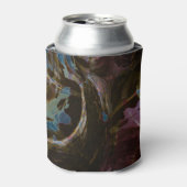 Retro zwart atomisch Abstract Blikjeskoeler (Blikje Voorkant)