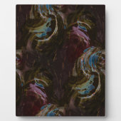 Retro zwart atomisch Abstract Fotoplaat (Voorkant)