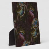 Retro zwart atomisch Abstract Fotoplaat (Zijkant)