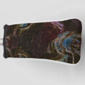 Retro zwart atomisch Abstract Golfheadcover (Voorkant)