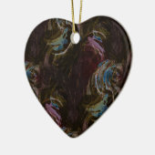 Retro zwart atomisch Abstract Keramisch Ornament (Links)