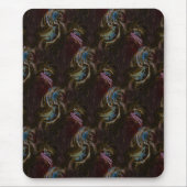 Retro zwart atomisch Abstract Muismat (Voorkant)