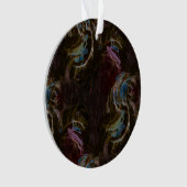 Retro zwart atomisch Abstract Ornament (voorkant)