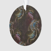 Retro zwart atomisch Abstract Ornament (voorkant)