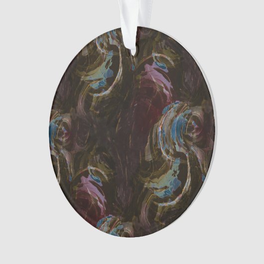 Retro zwart atomisch Abstract Ornament (voorkant)