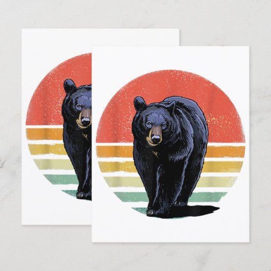 Retro  zwart Beer (Voorkant / Achterkant)