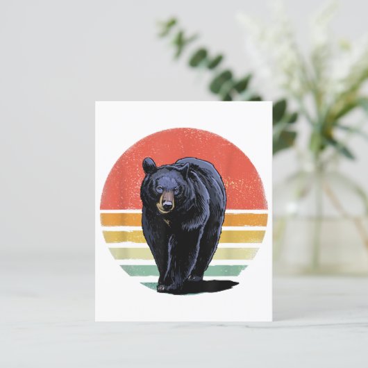 Retro zwart Beer (Staand voorkant)