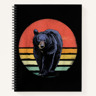 Retro  zwart Beer Notitieboek