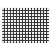 Retro zwart-wit geruit patroon Home Decor Tafelkleed (Voorkant (Horizontaal))