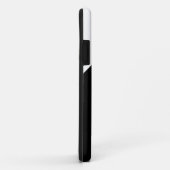 retro Zwart-wit Monogrammed initialen Case-Mate iPhone Case (Achterkant/rechts)