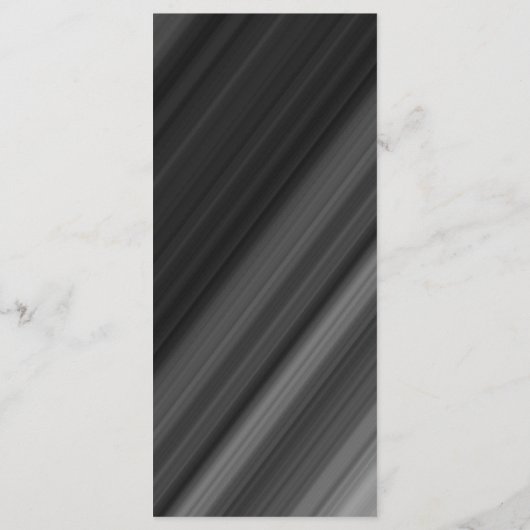 Retro Zwart & Wit, Parels Bruiloft Menu (Achterkant)