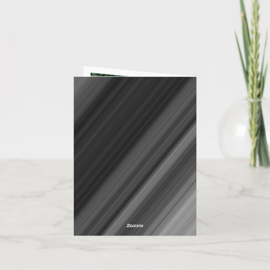 Retro Zwart & Wit Parels Twee Afbeeldingen Bedankt Kaart (Achterkant)