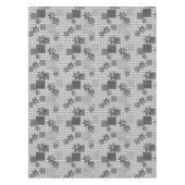 Retro zwart-wit patchwork rustiek patroon tafelkleed (Voorkant)