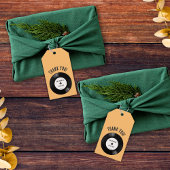 Retro Zwart Wit Vinyl Record Bruiloft Dank u Cadeaulabel