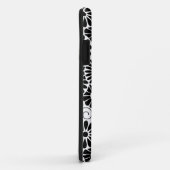 Retro zwart witte bloemen iPhone 5 Hoesje (Achterkant/rechts)