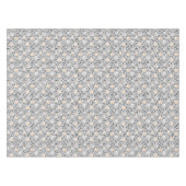 Retro zwart-witte stippen met sterren tafelkleed (Voorkant (Horizontaal))