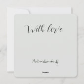 Retro Zwart Zilver Kerst Decoraties Feestdagenkaart (Achterkant)