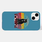 Retro  Zwarte Kat Ew Mensen Case-Mate iPhone Case (Achterkant (horizontaal))