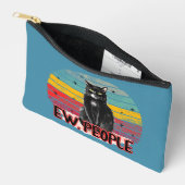 Retro  Zwarte Kat Ew Mensen Etui (Open)