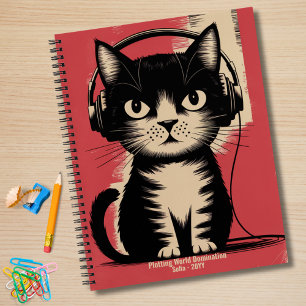 Retro Zwarte Kat, Wereldheerschappij Beraamt, Grap Notitieboek
