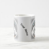 Retro zwarte mannelijke arts koffiemok (Center)