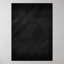 Retro Zwarte Schoolbord Textuur Poster