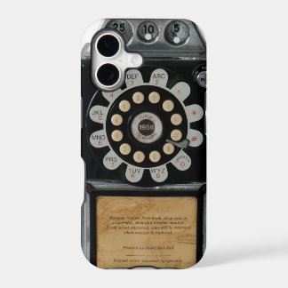 retro zwarte telefoonhoofdtelefoon behuizing