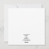 Retro Zwarte Vrouw Blank Wenskaart Feestdagenkaart (Achterkant)