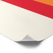 Retro Zwemfiets Run Triathlon Icon Series Poster (Hoek)