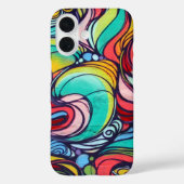 retro zwirls Case-Mate iPhone case (Achterkant)