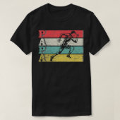retroactieve papierlooppas Silhouette D T-shirt (Design voorkant)