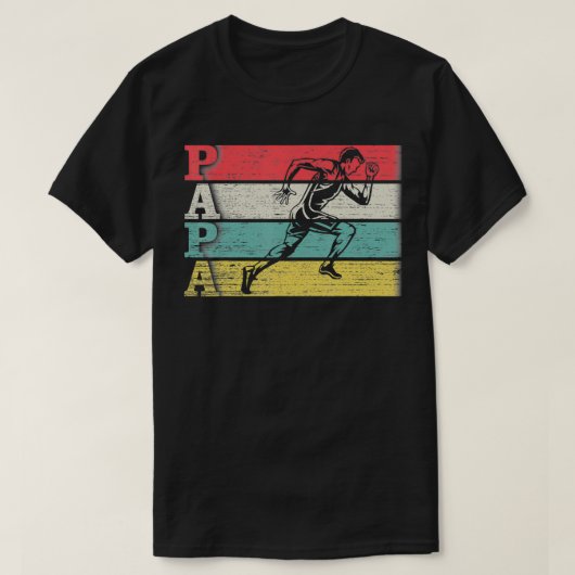 retroactieve papierlooppas Silhouette D T-shirt (Design voorkant)