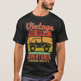  RetroAdventurer EST 1979 Verjaardagscadeau T-shirt