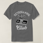 Retroaming 8 bits controller cadeau t-shirt (Design voorkant)