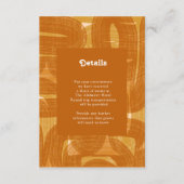 Retroarceringen en -bochten, gele details informatiekaartje (Voorkant)