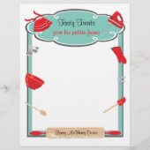 Retrobakken en bakken flyer Letterhead (Voorkant)